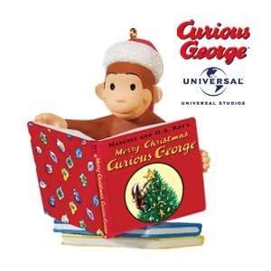 Amazon.com: Merry Christmas Curious George 2010 Hallmark Ornament: Home ...