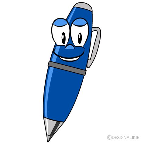 Free Pen Cartoon Character Clipart | Charatoon