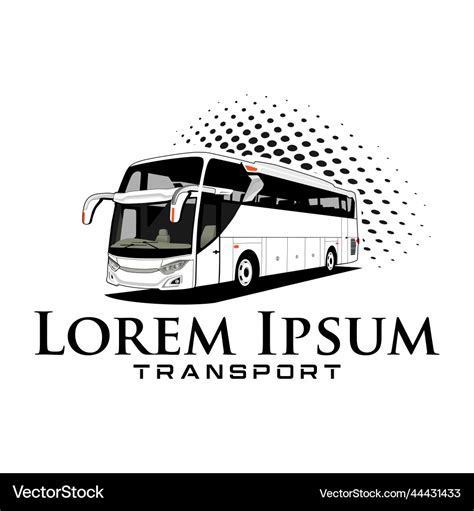 Indonesian bus logo Royalty Free Vector Image - VectorStock