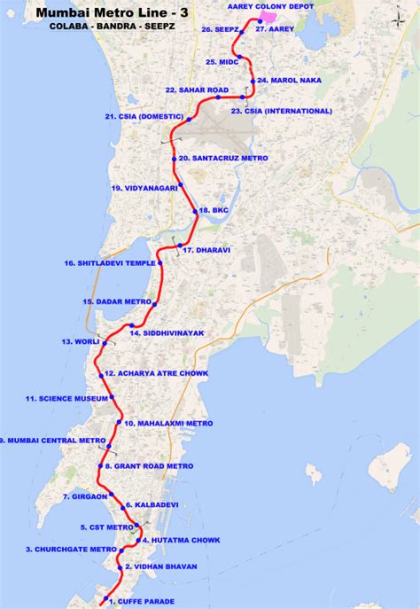 Mumbai News: Phase 1 Of Metro Line 3 Likely To Be Operational By Year-End