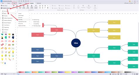 Visio Mind Map Template