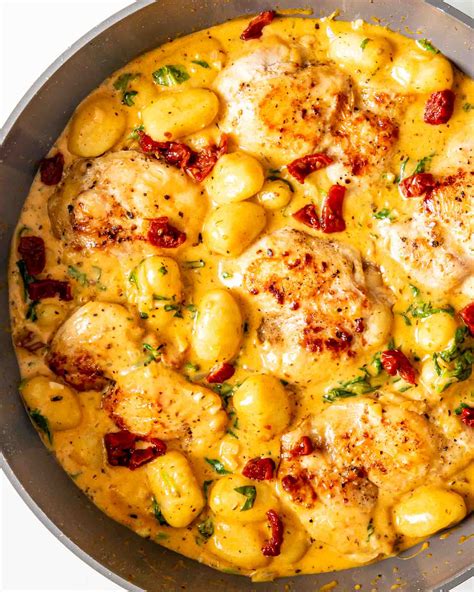 Creamy Chicken Gnocchi - Craving Home Cooked