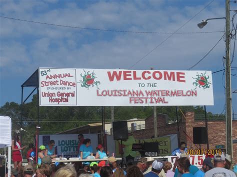 PrunePicker: 53rd Annual Watermelon Festival. Farmerville, Louisiana.