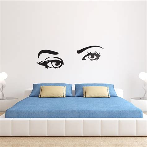 Beautiful Big Eyes Wall Art Sticker Decor Removable Wall Stickers Decal ...