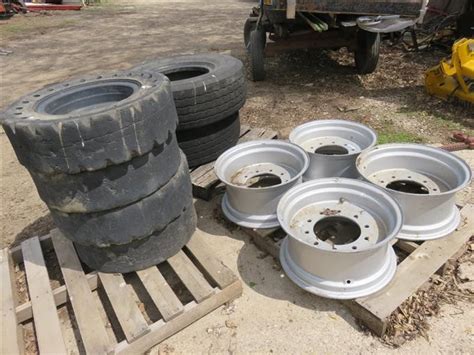 Michelin Solid Skid Steer Tires/Rims & Truck Tires BigIron Auctions