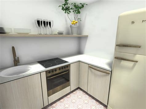 Make a Small Kitchen Layout Feel Bigger With Clever Design Tricks