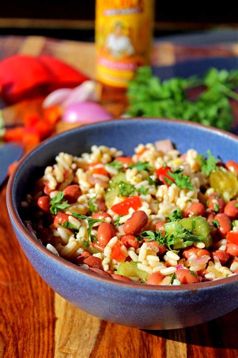 Delicious Red Beans and Rice Salad