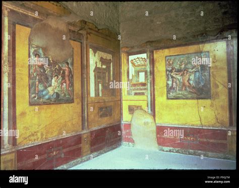 Vettii pompeii fresco hi-res stock photography and images - Alamy