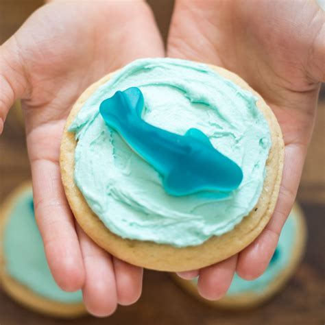 Easy Shark Cookies - A Night Owl Blog