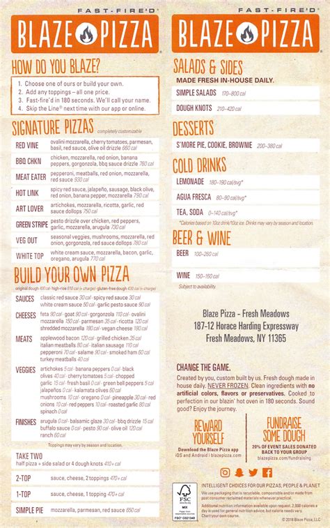 Whereisthemenu.net | Blaze Pizza - Fresh Meadows, NY 11365