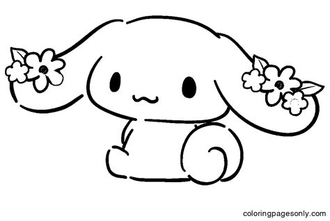 Printable Cinnamoroll Coloring Pages