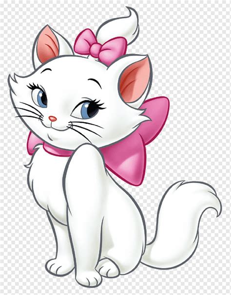 Disney Marie illustration, Disney's Marie Cat Kitten, kitten, white ...