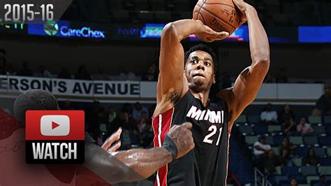 Hassan Whiteside Full Highlights at Pelicans (2016.03.22) - 24 Pts, 14 ...