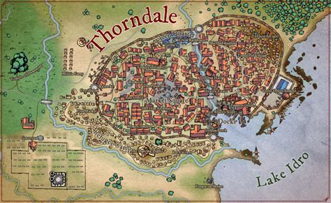 Free Town of Thorndale : dndmaps | Fantasy map maker, Fantasy map ...