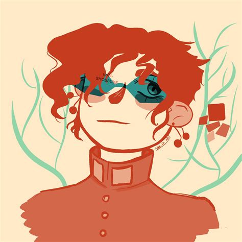 ive been feeling down so i drew kakyoin for practice (open to critique ...