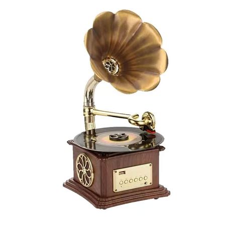 Mini Vintage Retro Phonograph Gramophone Vinyl Record Player Stereo ...