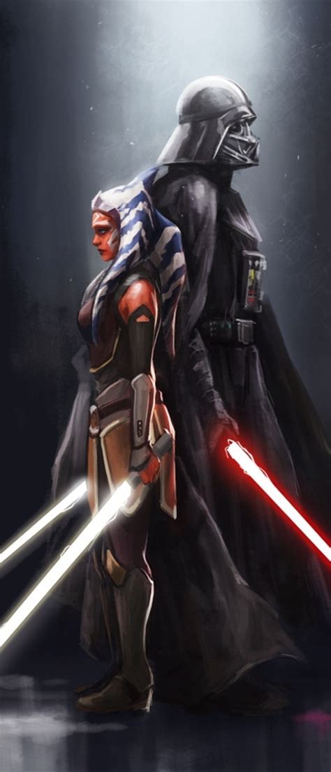 1080x2520 Resolution Ahsoka Tano x Darth Vader 1080x2520 Resolution ...