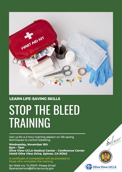 Stop the Bleed Training • FREE • Nov. 8th