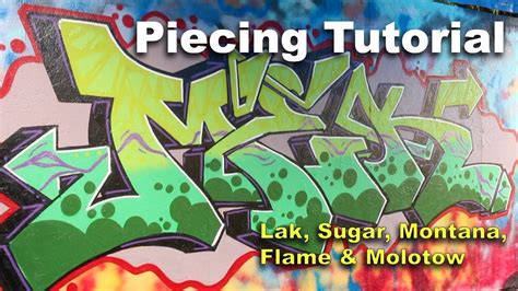 Graffiti Tutorial - Spray Paint Techniques: Montana, Molotow, Flame ...