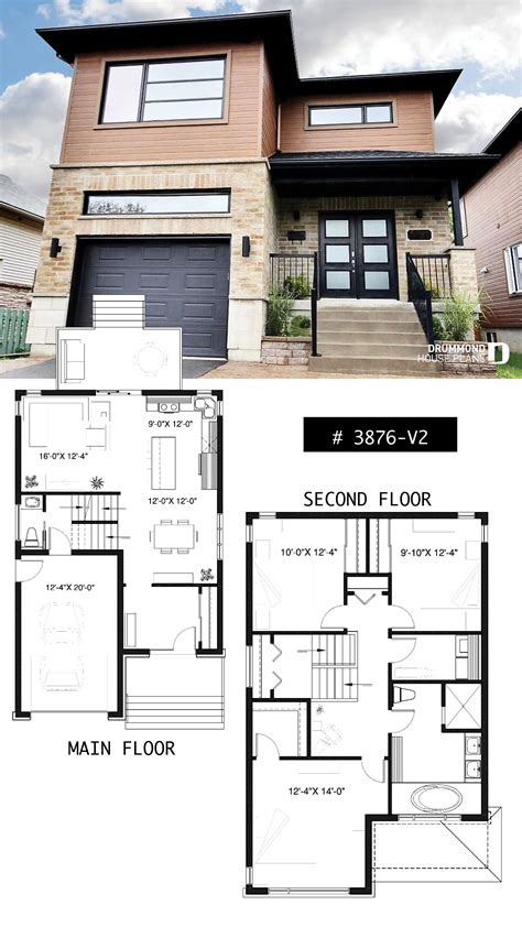 3 Storey Modern House Floor Plan - floorplans.click