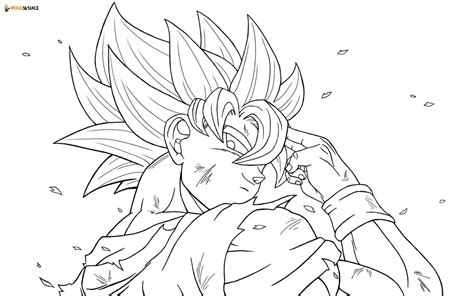 Goku coloring pages - Free printable coloring pages