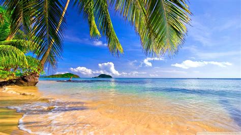 Tropical Beach Wallpaper Widescreen