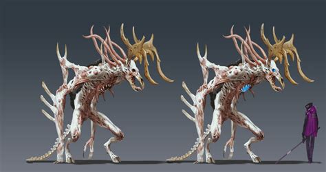 Wendigo concept art by Jay Choi : r/ImaginaryMonsters