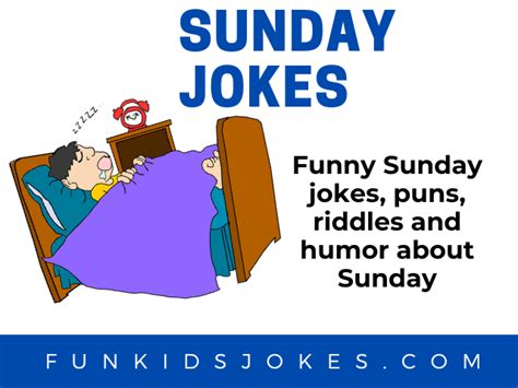 Sunday Jokes - Clean Sunday Jokes, Riddles & Puns