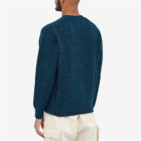 Jamieson's of Shetland Crew Knit Navy & Nighthawk | END. (US)