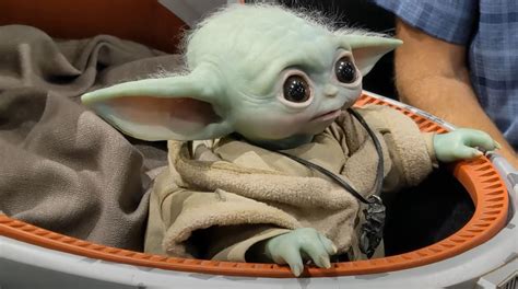 This Life-Size Baby Yoda Animatronic Can Be Yours for $100,000