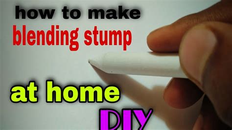 how to make blending stump at home |DIY| - YouTube