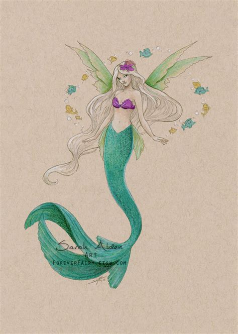 Fairy Mermaid | Sarah Alden Art