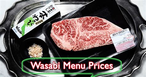 Wasabi Menu Prices for Sushi, Soup, Appetizers | Wasabi Lunch Menu List