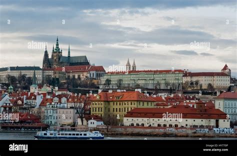 Prague castle view Stock Photo - Alamy