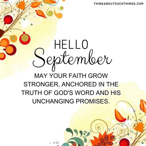 28 Beautiful September Blessings: Images & Quotes | Think About Such Things