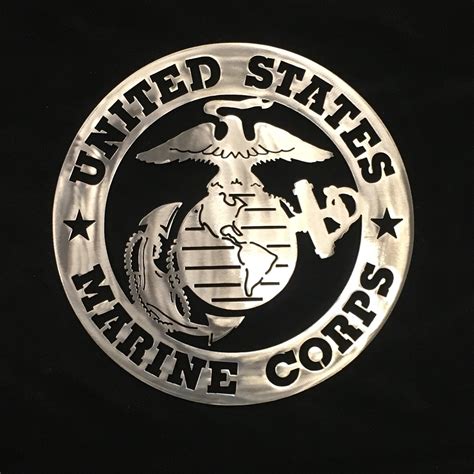 U.S. Marine Corps Wall Badge – JDH Iron Designs