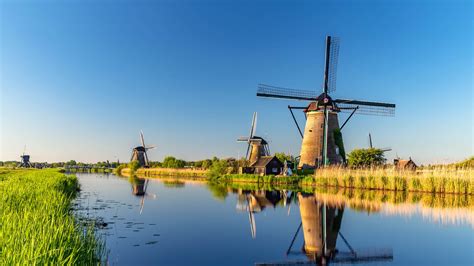 Bing image: Windmills in Kinderdijk, the Netherlands - Bing Wallpaper ...