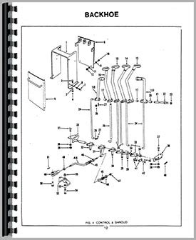 Ford 4500 Backhoe Attachment Parts Manual
