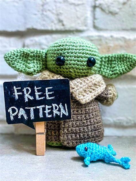 Crochet Baby Yoda PDF Amigurumi Free Pattern - Lovelycraft