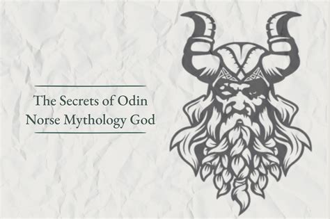 The Secrets of Odin - Norse Mythology God - Viking Style