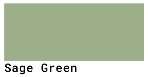 Sage Green Color Codes - The Hex, RGB and CMYK Values That You Need