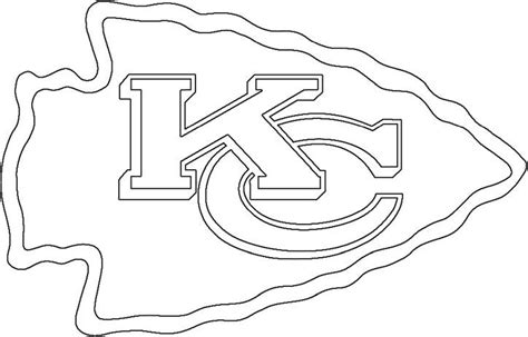 Kansas City Chiefs Logo Coloring Page