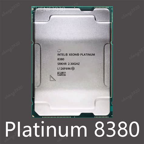 Intel Xeon Platinum 8380 2.30ghz 40 cores 80 threads 270w lga-4189 CPU ...