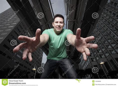 Man Reaching Down Towards The Camera Royalty Free Stock Photos - Image ...