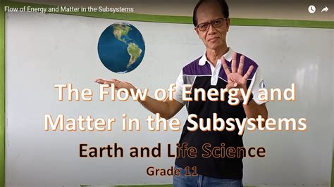 Flow of Energy and Matter in the Subsystems - YouTube