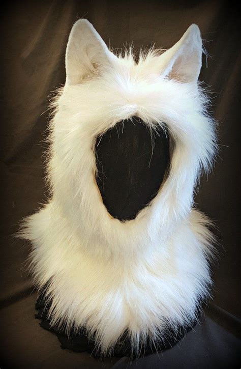 Warm Ear-Hood - White Wolf | Wolf ears, Wolf costume kids, Werewolf costume