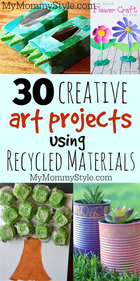 30 Creative Recycled Art Projects {for Kids} - My Mommy Style