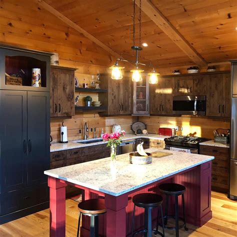 "L" Shaped Kitchens - Rustic - Kitchen - Toronto - by Pioneer Cabinetry ...