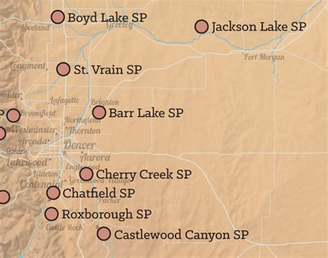 Colorado State Parks Map 11x14 Print - Best Maps Ever