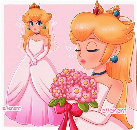 Bride Princess Peach - Mario Movie by ellenent on DeviantArt